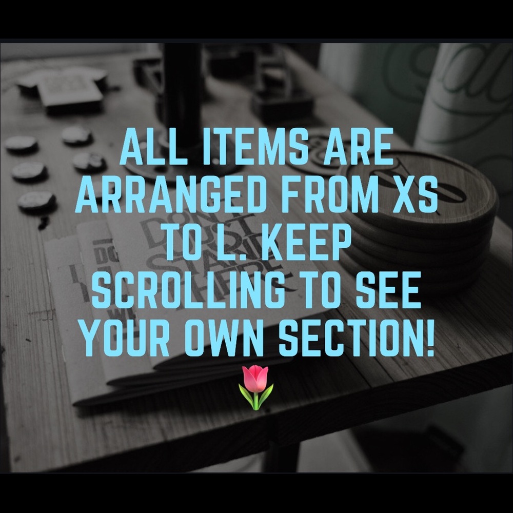 Keep scrolling to see your own section!🌷